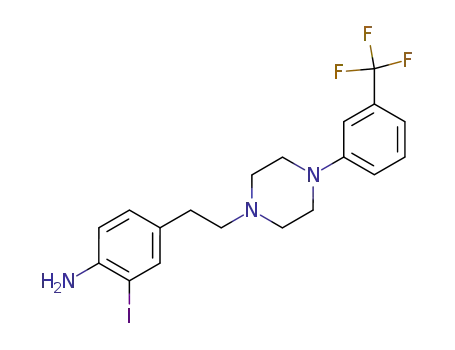 1-(2-(3-iodo-4-aminophenyl)ethyl)-4-(3-(trifluoromethyl)phenyl)piperazine