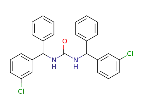 Molecular Structure of 160807-84-1 (1,3-bis[(3-chlorophenyl)-phenyl-methyl]urea)