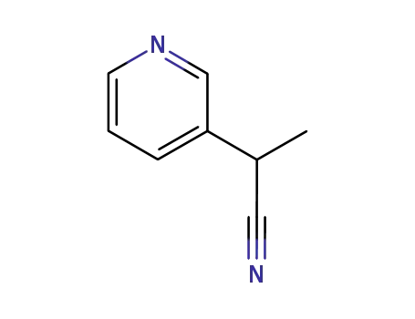 Molecular Structure of 163359-11-3 (3-Pyridineacetonitrile,alpha-methyl-(9CI))