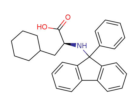 Cyclohexanepropanoic acid, a-[(9-phenyl-9H-fluoren-9-yl)amino]-, (S)-