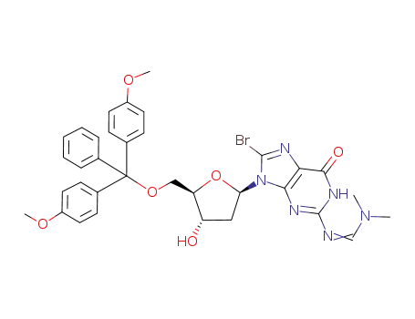 8-BROMO-5'-O-(DIMETHOXYTRITYL)-N2-(DIMETHYLAMINOMETHYLIDENE)-2'-데옥시구아노신