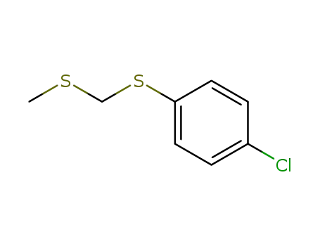 Molecular Structure of 62926-92-5 (Benzene, 1-chloro-4-[[(methylthio)methyl]thio]-)