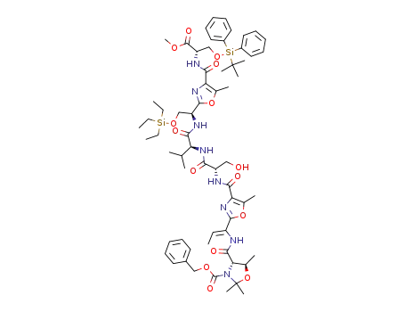 C<sub>64</sub>H<sub>88</sub>N<sub>8</sub>O<sub>15</sub>Si<sub>2</sub>