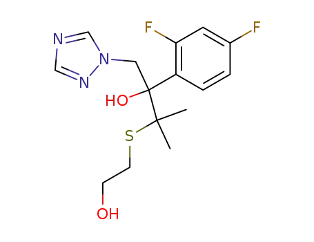 2-(2,4-Difluoro-phenyl)-3-(2-hydroxy-ethylsulfanyl)-3-methyl-1-[1,2,4]triazol-1-yl-butan-2-ol