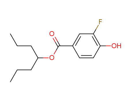 Benzoic acid, 3-fluoro-4-hydroxy-, 1-propylbutyl ester