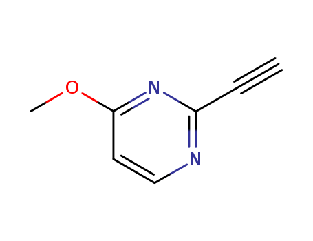 Pyrimidine, 2-ethynyl-4-methoxy- (9CI)