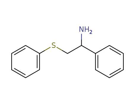 Molecular Structure of 140372-83-4 (Benzenemethanamine, a-[(phenylthio)methyl]-, (R)-)