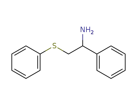 Molecular Structure of 140372-83-4 (Benzenemethanamine, a-[(phenylthio)methyl]-, (R)-)