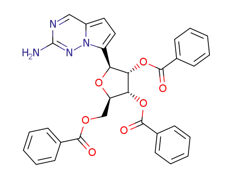 2-amino-7-(2,3,5-tri-O-benzoyl-β-D-ribofuranosyl)pyrrolo[2,1-f][1,2,4]triazine