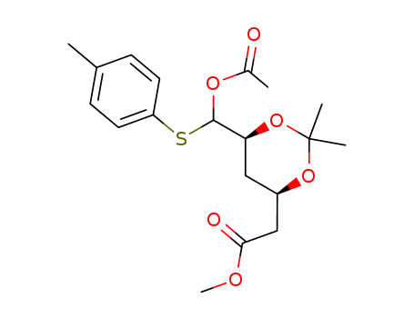 (3R,5S)-Methyl 6-acetoxy-syn-3,5-(isopropylidenedioxy)-6-(p-tolylthio)hexanoate