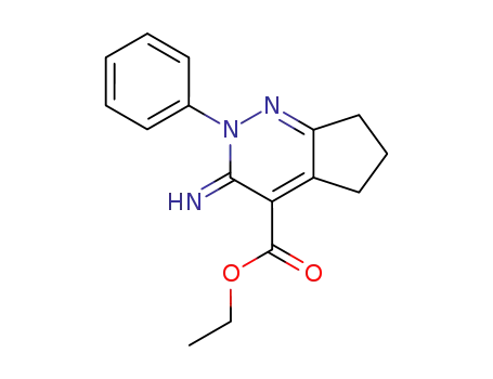 4-ethoxycarbonyl-2,3-dihydro-2-phenylcyclopenta[c]pyridazine-3-imine