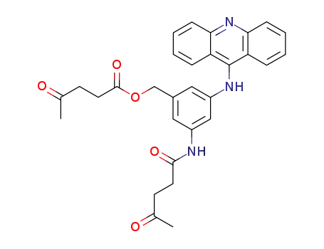 4-Oxo-pentanoic acid 3-(acridin-9-ylamino)-5-(4-oxo-pentanoylamino)-benzyl ester