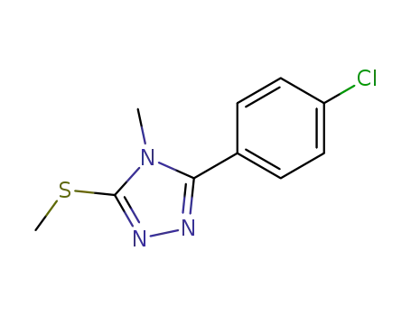 3-(4-Chlorophenyl)-4-methyl-5-(methylthio)-4H-1,2,4-triazole