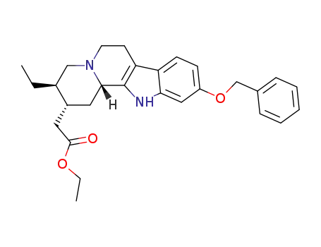 Molecular Structure of 158147-91-2 (11-benzyloxycorynan-17-oic acid ethyl ester)
