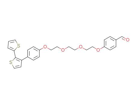 Benzaldehyde,
4-[2-[2-[2-(4-[2,2'-bithiophen]-3-ylphenoxy)ethoxy]ethoxy]ethoxy]-