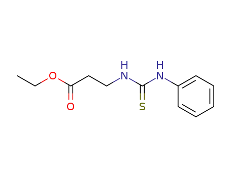 Molecular Structure of 95767-44-5 (<i>N</i>-phenylthiocarbamoyl-β-alanine ethyl ester)