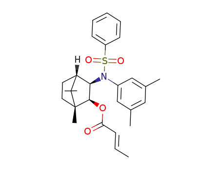 (E)-But-2-enoic acid (1R,2S,3R,4S)-3-[benzenesulfonyl-(3,5-dimethyl-phenyl)-amino]-1,7,7-trimethyl-bicyclo[2.2.1]hept-2-yl ester