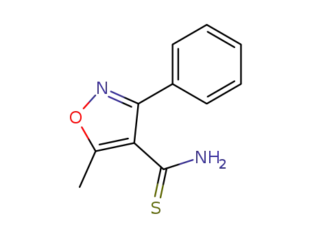 5-methyl-3-phenylisoxazole-4-carbothioamide