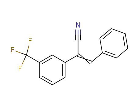 Molecular Structure of 19051-33-3 (α-Cyan-3-trifluormethyl-stilben)
