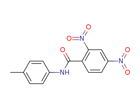 Molecular Structure of 374632-10-7 (2,4-dinitro-benzoic acid <i>p</i>-toluidide)