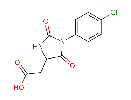 1-(p-클로로페닐)-2,5-디옥소-4H-이미다졸리딘아세트산