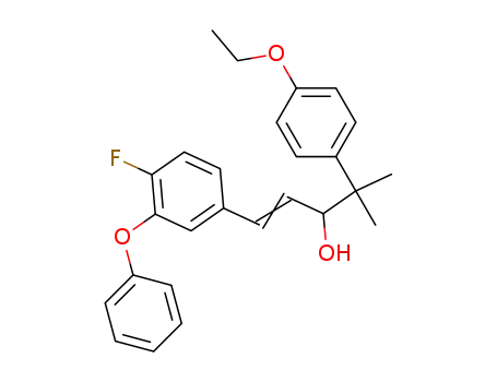 1-(4-Fluoro-3-phenoxyphenyl)-4-(4-ethoxyphenyl)-4-methylpent-1-ene-3-ol