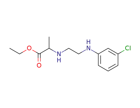 N-<2-(3-chlorobenzamino)ethyl>alanine ethyl ester