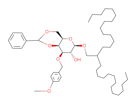 (4aR,6R,7R,8R,8aS)-8-(4-Methoxy-benzyloxy)-2-phenyl-6-(2-tetradecyl-hexadecyloxy)-hexahydro-pyrano[3,2-d][1,3]dioxin-7-ol