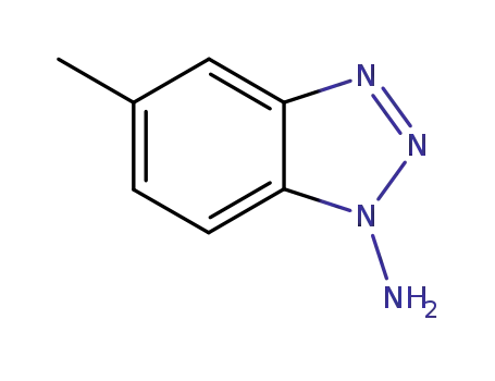 Molecular Structure of 21991-63-9 (1-Amino-5-methyl-1H-benzotriazole)