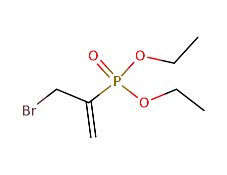 Molecular Structure of 91476-10-7 (3-bromoprop-1-ene-2-phosphonic acid diethyl ester)
