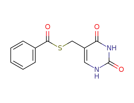 S-[(2,4-dioxo-1,2,3,4-tetrahydropyrimidin-5-yl)methyl] benzenecarbothioate
