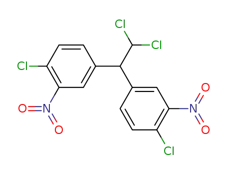 Molecular Structure of 183430-89-9 (2,2-dichloro-1,1-bis(4-chloro-3-nitrophenyl)ethane)