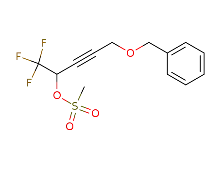 (1,1,1-Trifluoro-5-phenylmethoxypent-3-yn-2-yl) methanesulfonate