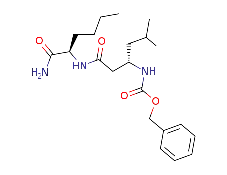 {(S)-1-[((R)-1-Carbamoyl-pentylcarbamoyl)-methyl]-3-methyl-butyl}-carbamic acid benzyl ester