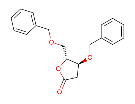 Molecular Structure of 78138-99-5 (3O,5O-dibenzyl-2-deoxy-1,4-ribonolactone)