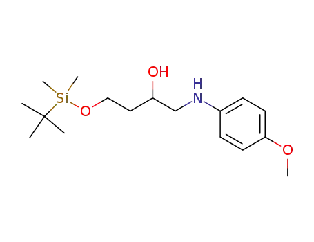 1-(4-methoxy)phenylamino-4-tert-butyldimethylsilyloxy-2-butanol