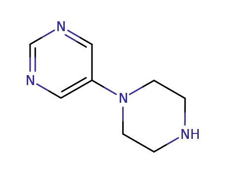 Molecular Structure of 202135-70-4 (5-(Piperazin-1-yl)pyrimidine)