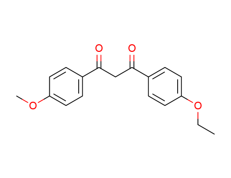 Molecular Structure of 140368-05-4 (1,3-Propanedione, 1-(4-ethoxyphenyl)-3-(4-methoxyphenyl)-)