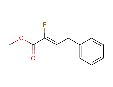 Molecular Structure of 113924-47-3 ((Z)-methyl 2-fluoro-4-phenyl-2-butenoate)
