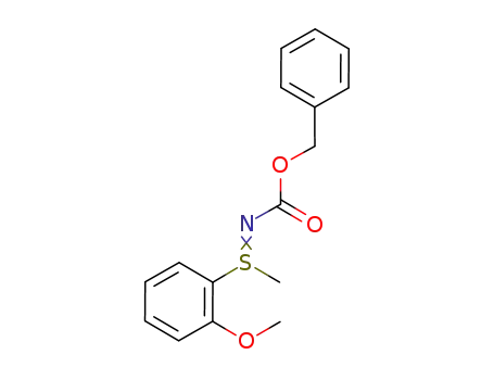 N-(benzyloxycarbonyl)-S-methyl-S-(2-methoxyphenyl)sulfilimine