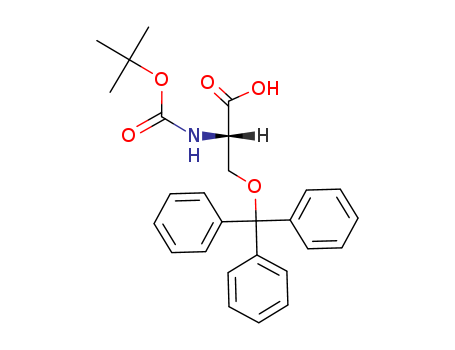N-[(1,1-Dimethylethoxy)carbonyl]-O-(triphenylmethyl)-L-serine