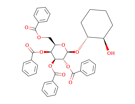 (1R,2R) 2-hydroxy-cyclohexyl 2,3,4,6-tetra-O-benzoyl-β-D-galactopyranoside