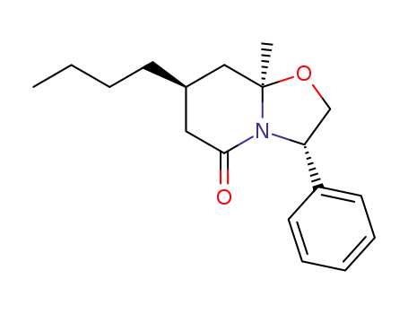 (3S,7S,8aR)-7-Butyl-8a-methyl-3-phenyl-hexahydro-oxazolo[3,2-a]pyridin-5-one