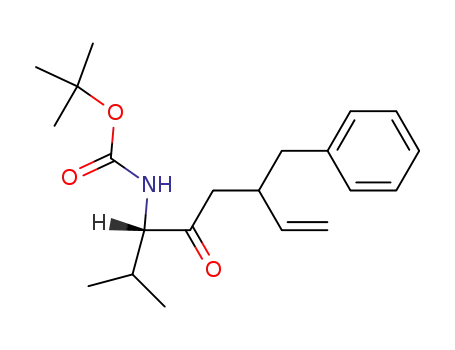7-methyl-6-[N-(tert-butyloxycarbonyl)amino]-3-benzyl-1-octen-5-one