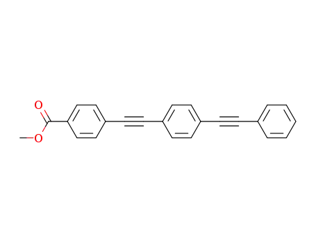 methyl 4-<<4'-(phenylethynyl)phenyl>ethynyl>benzoate