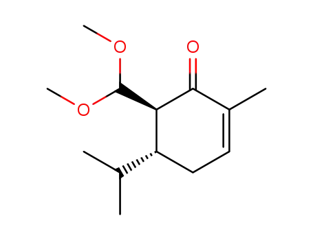 1-methyl-(4S)-isopropyl-(5R)-dimethyl acetal-1-cyclohexen-6-one