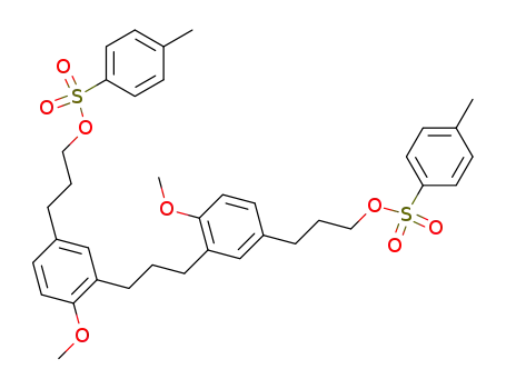 1,1'-(1,3-propanediyl)bis[5-(3-(4-methylbenzenesulfonyloxy)propyl)-2-methoxybenzene]