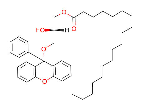 Octadecanoic acid,
(2S)-2-hydroxy-3-[(9-phenyl-9H-xanthen-9-yl)oxy]propyl ester