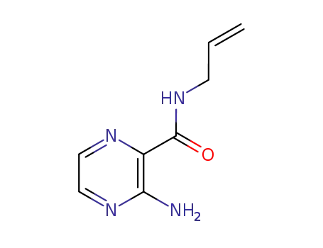 Molecular Structure of 211228-75-0 (N-Allyl-3-aminopyrazine-2-carboxamide)