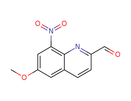 6-methoxy-8-nitroquinolinecarbaldehyde